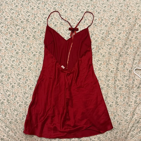 Victoria secret Red Satin Slip Dress - Picture 2 of 3